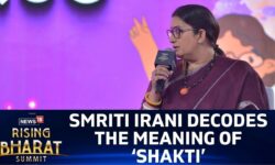 For Union Minister Smriti Irani, ‘Shakti’ Means ‘Durga And Desh’ | News18 Rising Bharat Summit