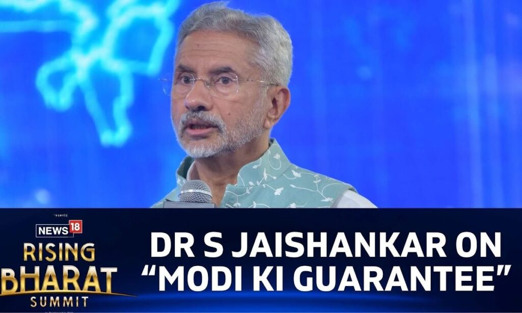 "'Modi Ki Guarantee' Works As Much Abroad As In The Country": S Jaishankar | News18 Rising Bharat