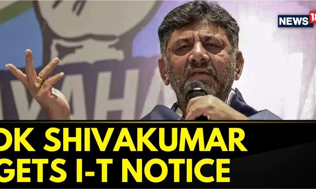 Karnataka News: Karnataka Deputy CM DK Shivakumar Receives I-T Notice | English News | News18