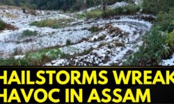 Hailstorm In Manipur | Heavy Rains Lash Assam And Manipur As Many Houses, Crops Damaged | News18