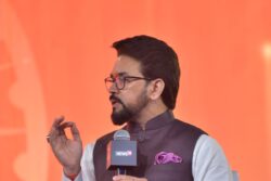 'Mental Bankruptcy': Anurag Thakur Takes a Jibe at Rahul Gandhi, Paints INDIA Bloc as 'Anti-Shakti'
