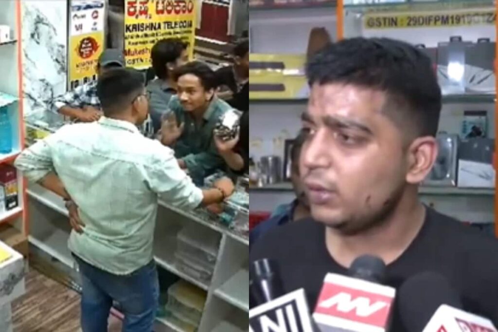 Video: Bengaluru Shopkeeper Thrashed For Playing 'Hanuman Chalisa During Azaan' On Loudspeaker
