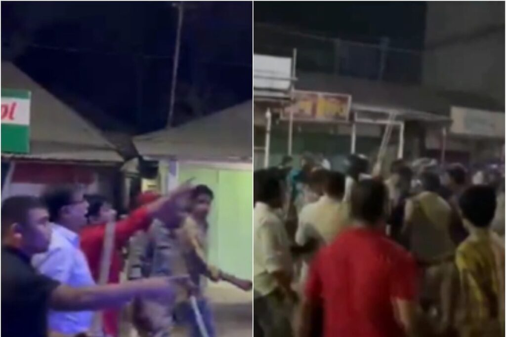 Massive Row After Bengal Minister Faces Off With Union Minister, Dramatic Video Captures TMC-BJP Scuffle