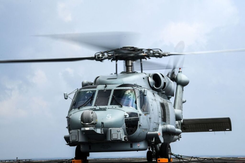 Indian Navy To Commission First Squadron of Submarine-hunting MH 60R Helicopter on March 6