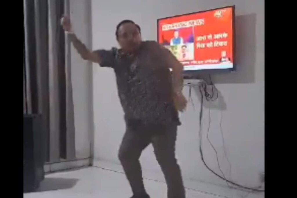 Darjeeling MLA Dances in Joy After BJP Names Raju Bista as Lok Sabha Candidate | Watch