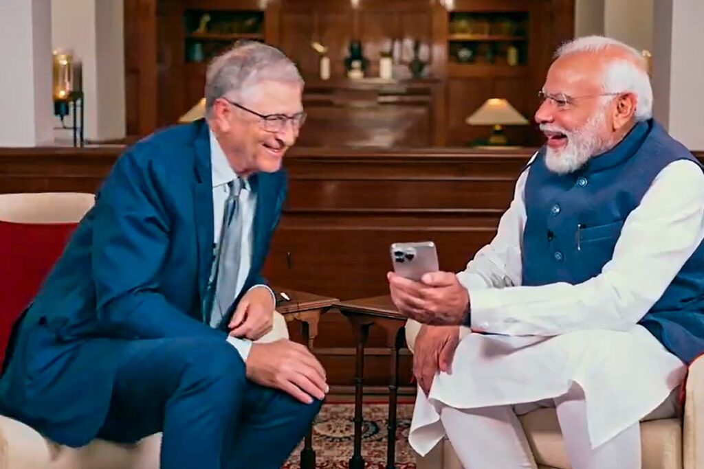 PM Modi's 'Interesting Conversation' on AI, India's Tech Potential and More With Bill Gates Out Now | Watch