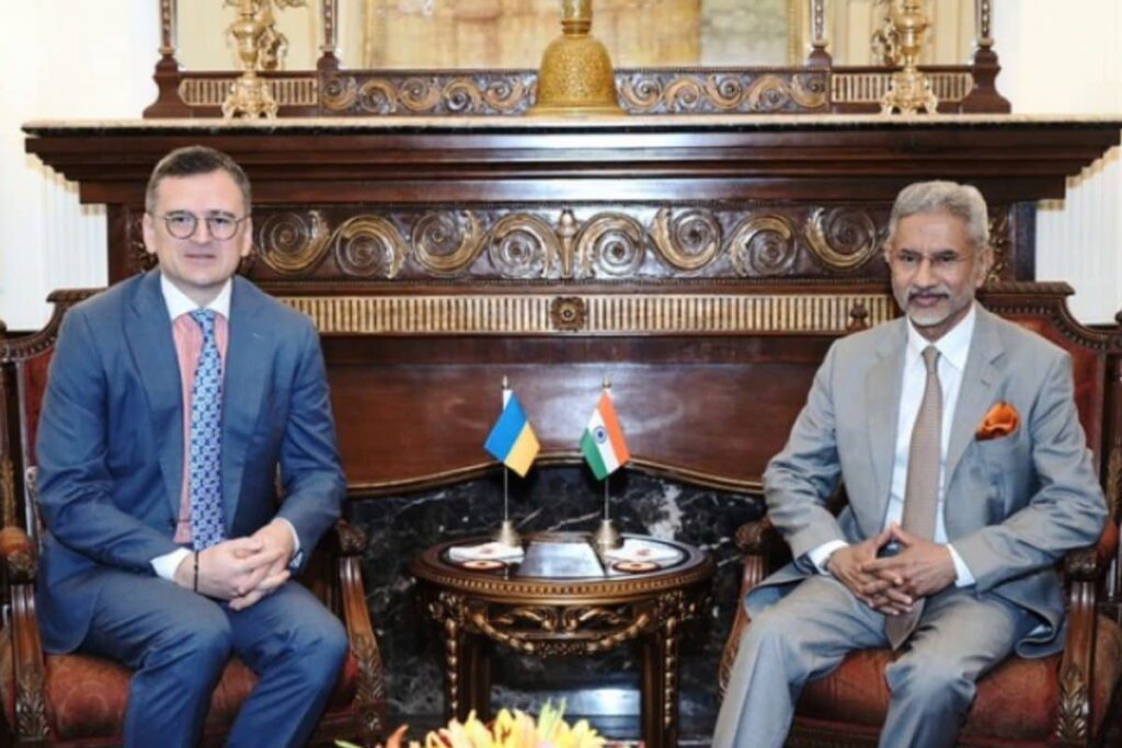 India, Ukraine Discuss Ways To Reach 'Peaceful Settlement' To Moscow-Kyiv Conflict