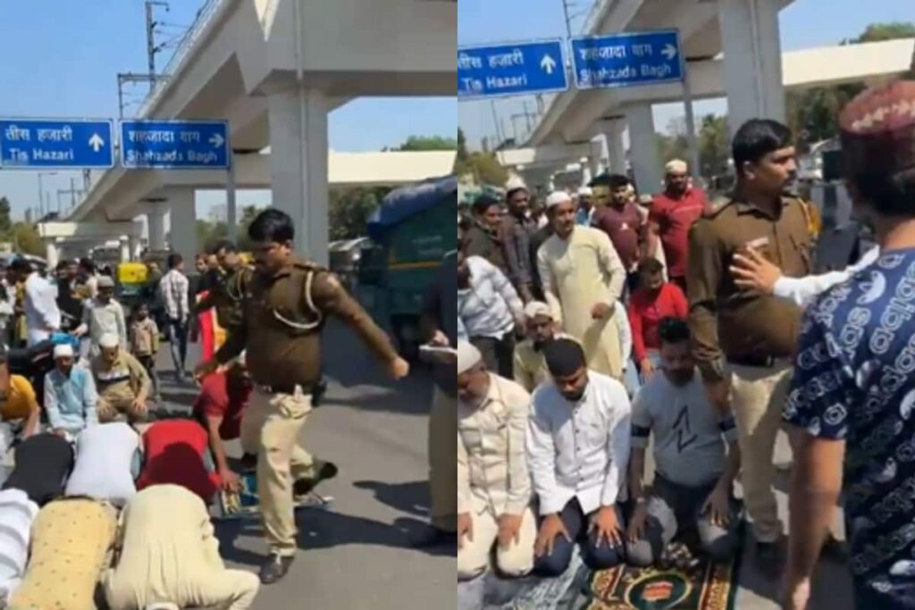 Delhi Police Suspend Sub-Inspector For 'Kicking' People During Namaz In Inderlok Area; Probe Underway
