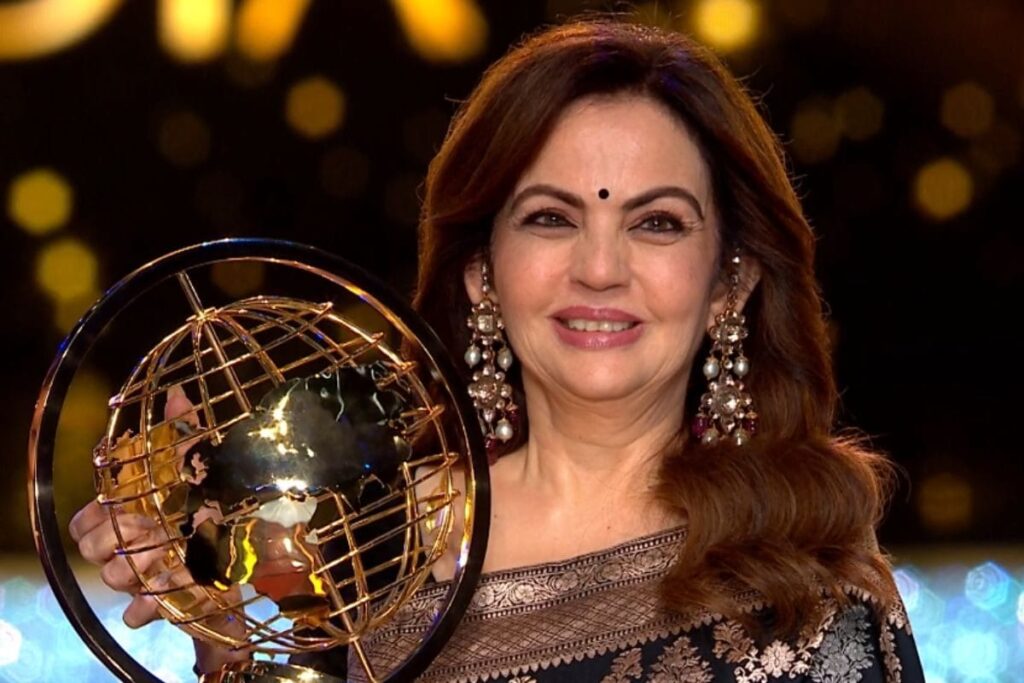 ‘Guided by Satyam Shivam Sundaram’: Nita Mukesh Ambani Wins Miss World Foundation’s Humanitarian Award