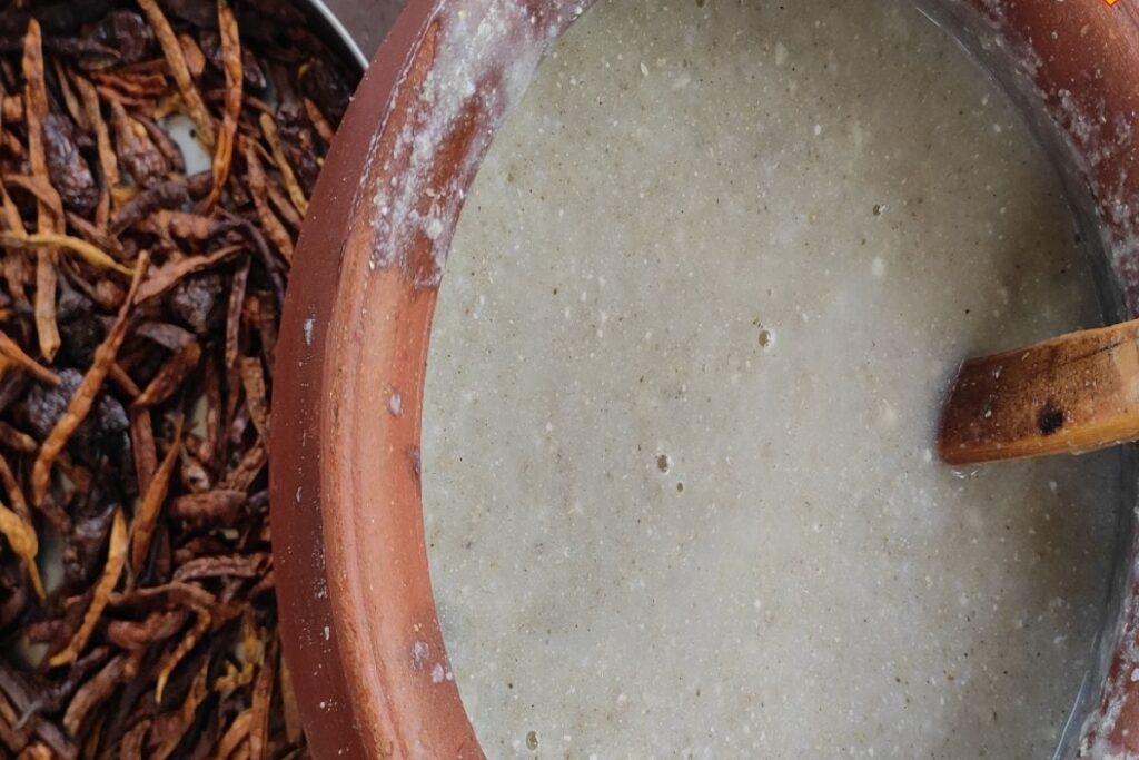 In Tirunelveli, Kambu Koozh Drink Being Sold For Rs 5 Amid Rising Temperatures