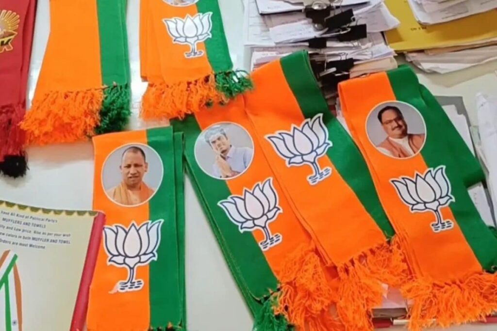 In Tamil Nadu's Namakkal, Increased Demands For Flags And Mufflers Ahead Of General Elections