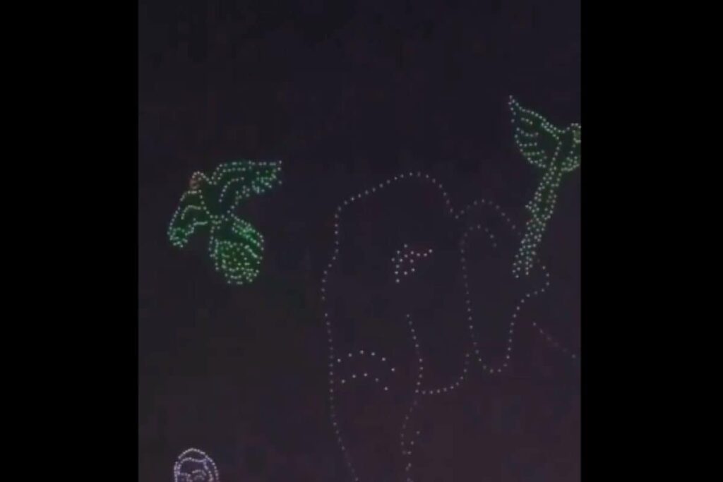 Watch: Vantara in Focus as Jamnagar Sky Dazzles With Drone Show For Anant Ambani-Radhika Merchant's Pre-Wedding Bash