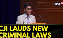 CJI News | Three Criminal Laws Crucial Step Towards Modernising Justice System: CJI | News18