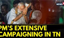 PM Modi Continues Lok Sabha Elections 2024 Campaign Tamil Nadu, To Hold Mega Rally In Vellore Today