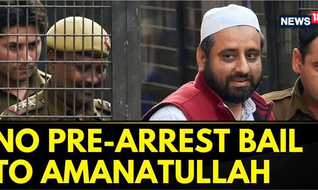 Top Court Denies Pre-Arrest Bail At This Stage To Amanatullah Khan | AAP | Supreme Court | News18