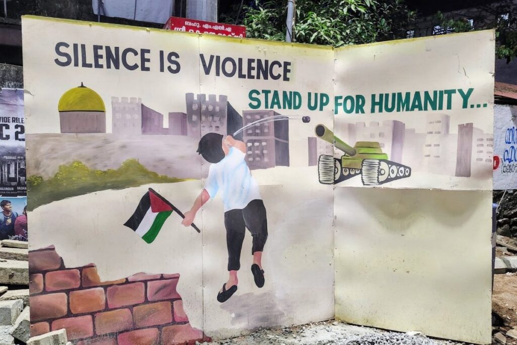 Kerala: Case against 2 Australian Tourists in Kochi For Vandalising Pro-Palestine Posters