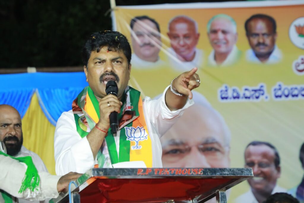 'Eshwarappa Training Guns at BJP, Not My Family': Raghavendra Hits Back as Shivamogga Battle Heats Up