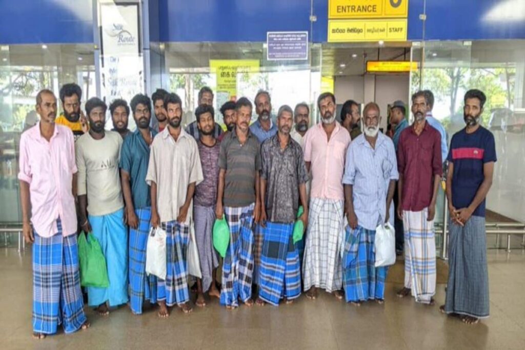 19 More Fishermen Detained by Sri Lanka Return Home: Indian High Commission