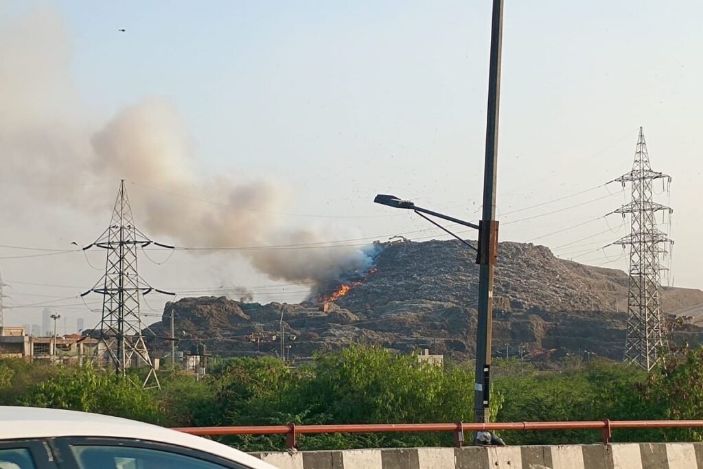 Fire Breaks Out At Delhi's Ghazipur Landfill Site; None Injured