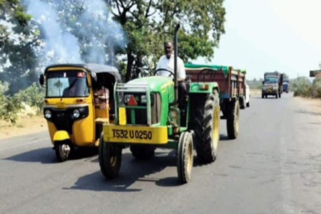 Why These Telangana Tractor Drivers Are Protesting After Being Fined For Not Wearing Seatbelts