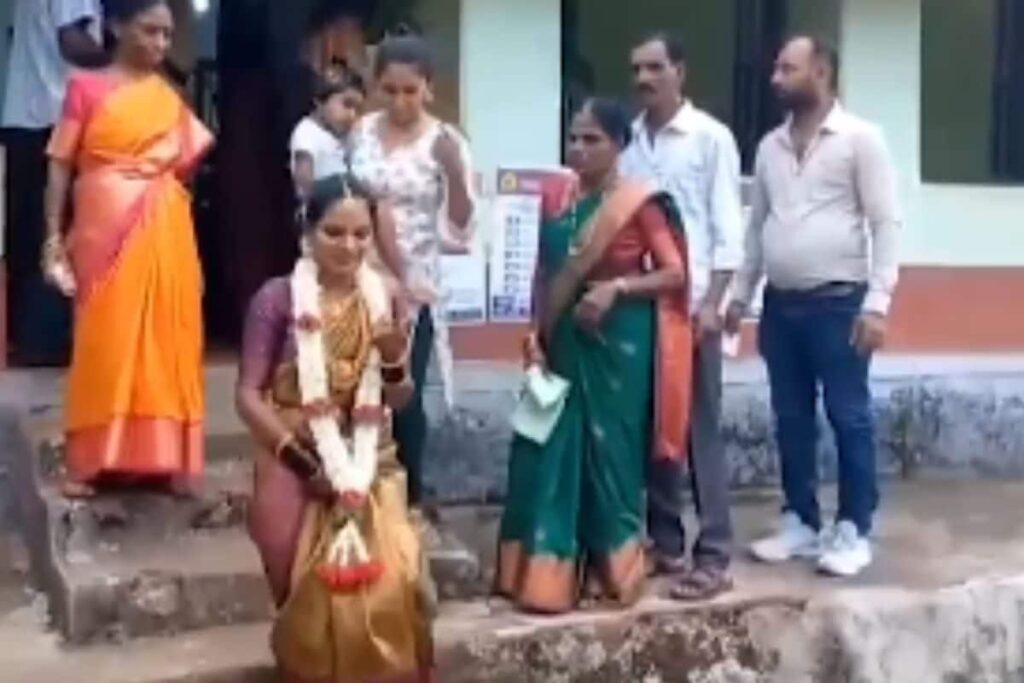 Lok Sabha Elections 2024: In Karnataka, Brides Cast Vote Before Their Wedding