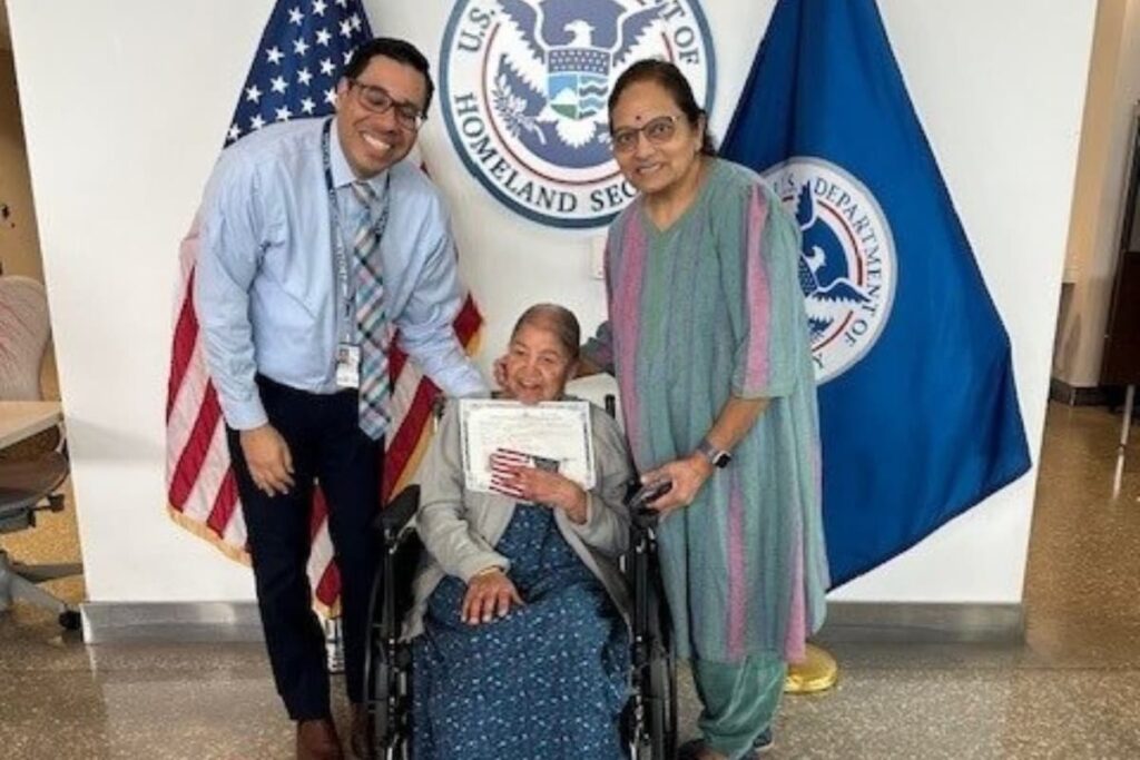 99-Year-Old Indian Woman's Journey to US Citizenship Sparks Debate Over US Visa Delays, Green Card Backlogs