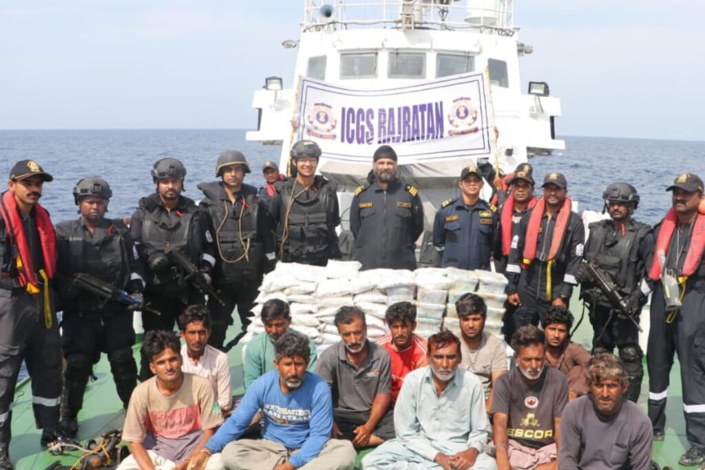 Indian Coast Guard Seizes Pakistani Boat With Rs 600 Crore Worth Of Narcotics