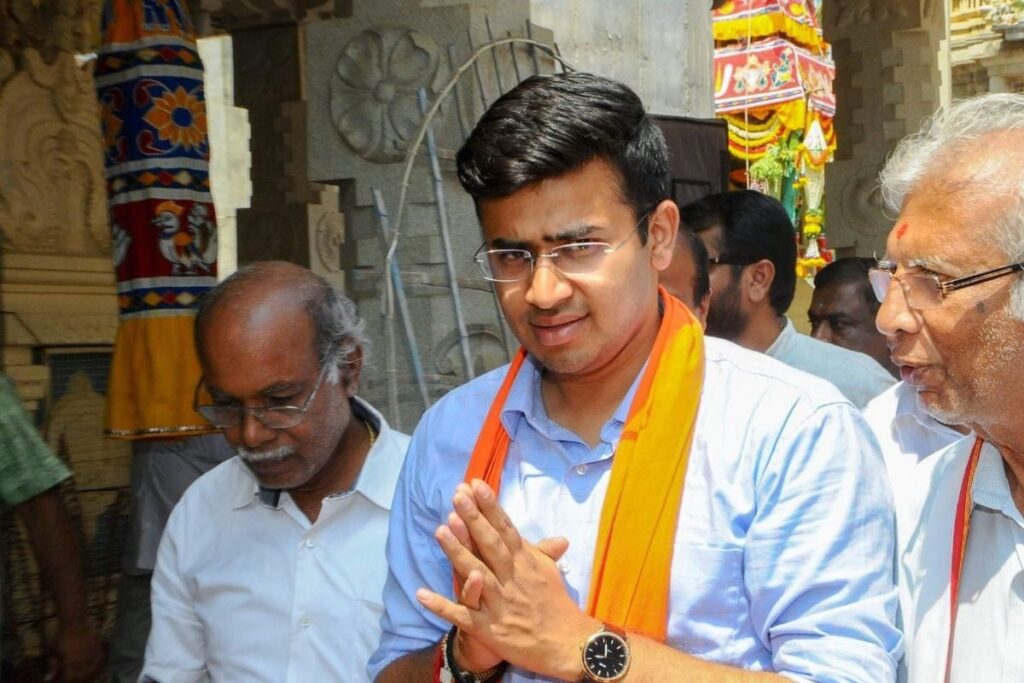 Case Against Bengaluru South BJP MP Tejasvi Surya ‘Soliciting Votes On Ground Of Religion’