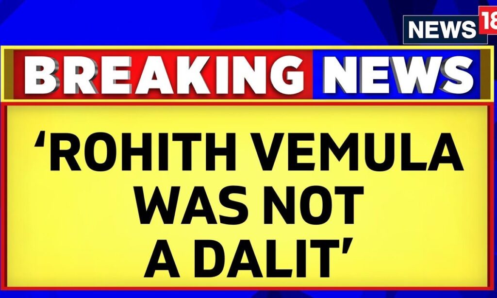 Rohith Vemula Was Not A Dalit, Clean Chit To All Accused: Telangana Police Report | English News