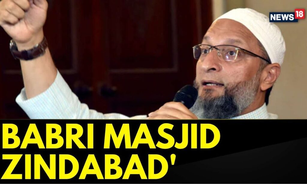 AIMIM Chief Owaisi Raises 'Babri Zindabad' Slogans, Sparks Controversy | Lok Sabha Elections 2024
