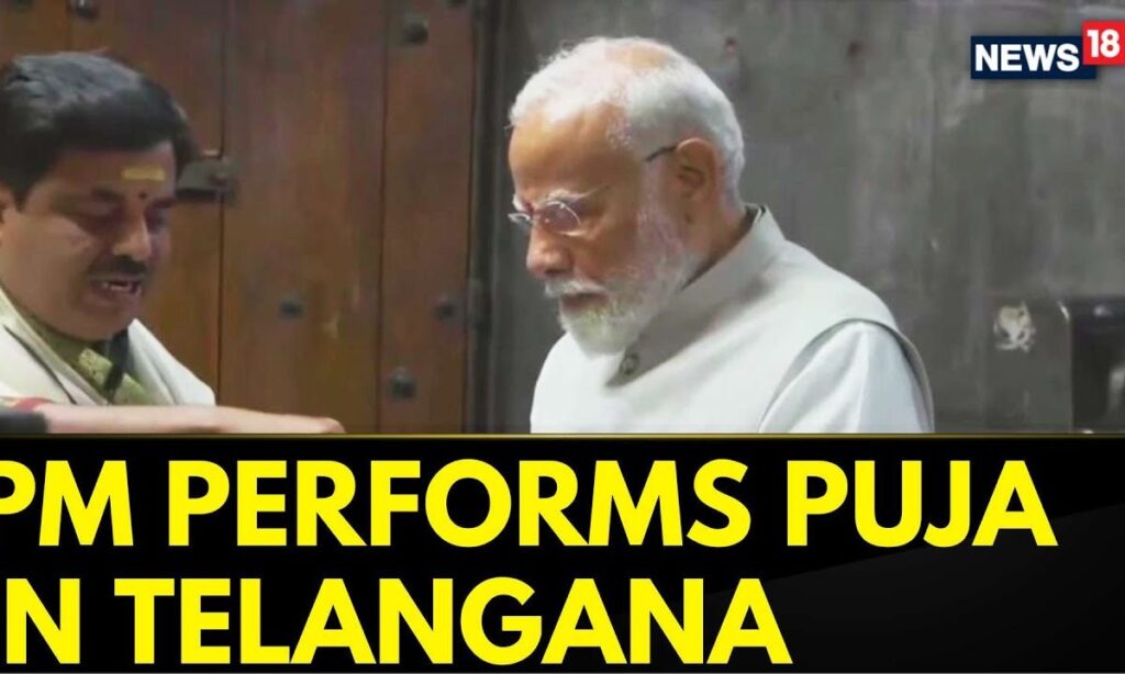 PM in Telangana | PM Performs Pooja & Darshan At Sri Raja Rajeshwara Swami Temple | English News