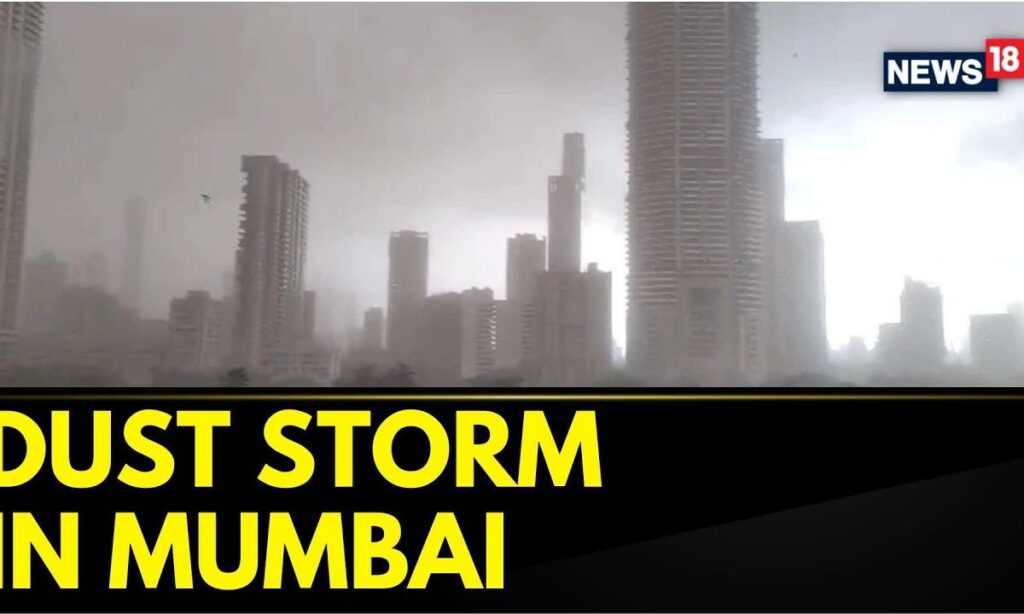 Mumbai Witnesses First Rain Of The Season, Accompanied By Massive Dust Storm | Mumbai Rains | News18