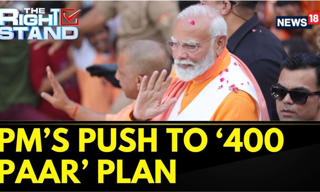 Prime Minister Narendra Modi Holds a mega five-kilometre-long roadshow in Varanasi | News18