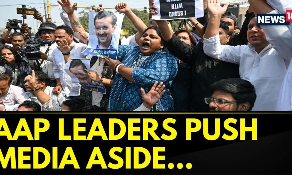 AAP Protest Against The BJP | Delhi News | AAP MP Sanjay Singh Leads The Protest | English News