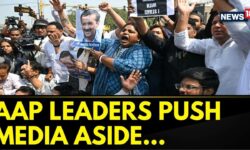 AAP Protest Against The BJP | Delhi News | AAP MP Sanjay Singh Leads The Protest | English News