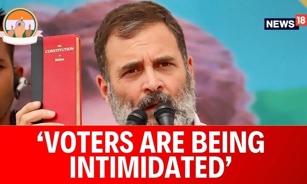 Voters Are Being Intimidated: Rahul Gandhi While Inspecting Polling Booths In Rae Bareli | News18