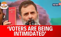 Voters Are Being Intimidated: Rahul Gandhi While Inspecting Polling Booths In Rae Bareli | News18