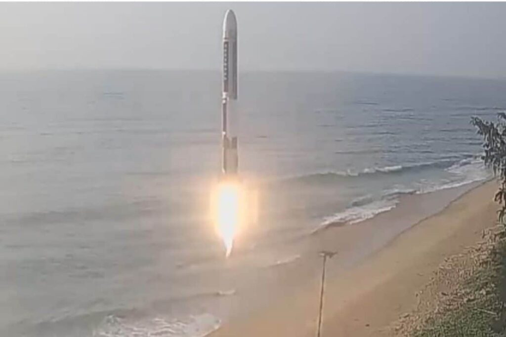Space Start-up Agnikul Successfully Flies Its Indigenous Rocket from Sriharikota's First Private Launchpad