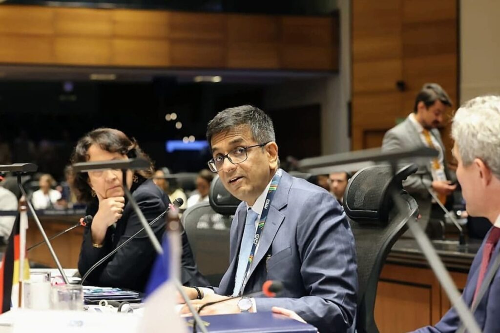 Courts Come To Be Re-imagined As Democratic Spaces, Not Imposing Empires: CJI Chandrachud at J20 Summit