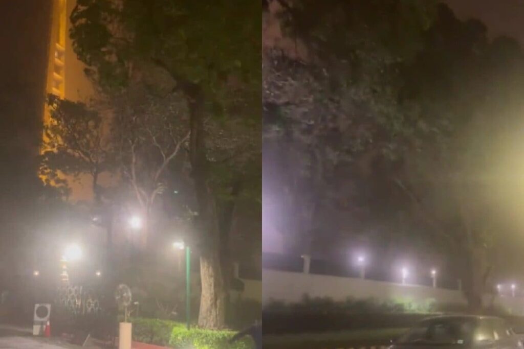 Massive Dust, Thunderstorm Brings Relief From Scorching Heat in Delhi-NCR