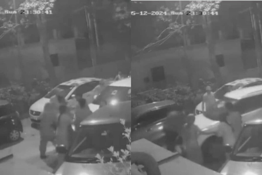 On Cam: Gurugram Man Runs Over Neighbours Over Parking Dispute; 1 Dead, Another Critical