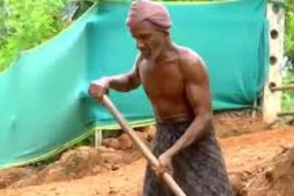 Udupi Man Builds Dirt Road Single-handedly Using Simple Tools