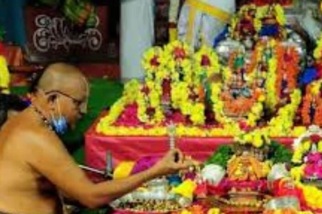 This Telangana Temple Offers Exclusive Golden Tulsi And Flower Pujas On Weekends
