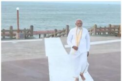 PM Modi Arrives At Vivekananda Rock Memorial For His 45-hour-long Meditation | WATCH