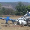 Private Helicopter En Route to Pick Shiv Sena Leader Tilts During Landing In Raigad, Pilot Injured