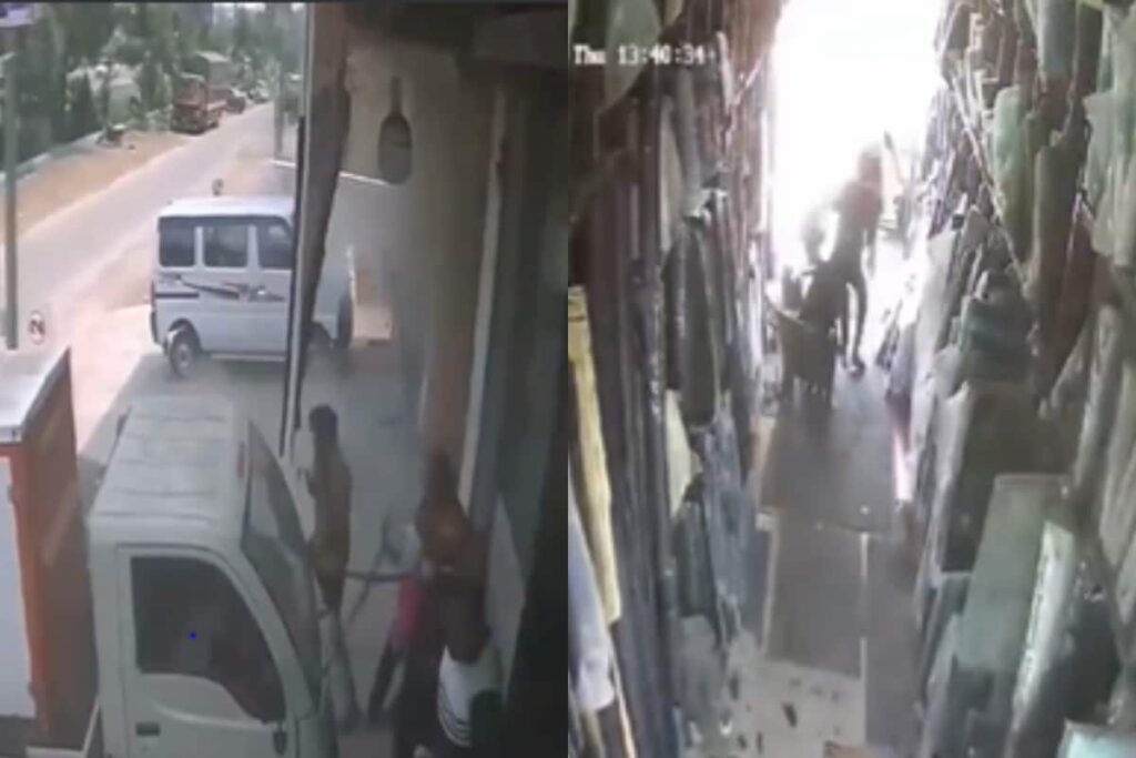 Glass Shards Flew, Buildings Shook: Security Camera Captures Moments Before Thane Boiler Blast | On Cam