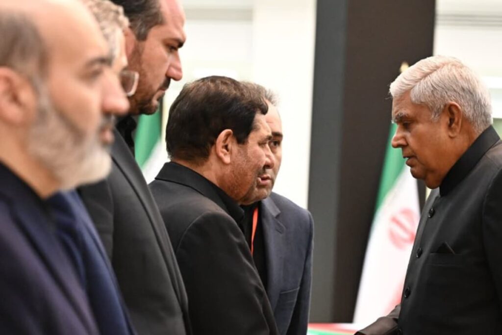 Vice President Jagdeep Dhankhar Pays Tribute To Late Iranian President Raisi On Behalf Of India