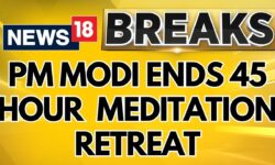 Modi In Kanniyakumari | PM Modi Ends 45-Hour Meditation In Kanniyakumari Today | Modi News | News18