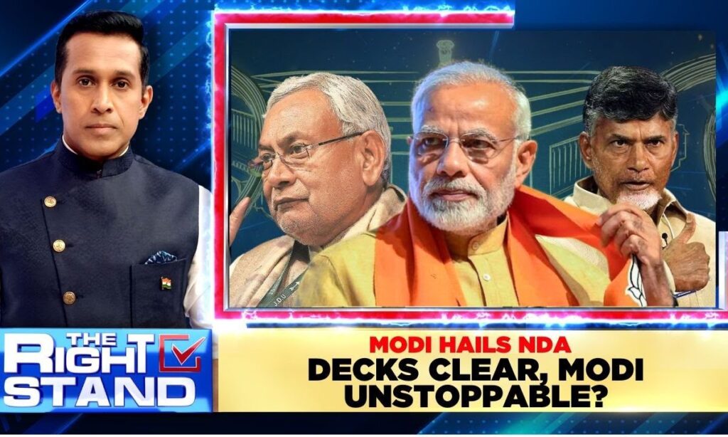 Modi Hails NDA Decks Clear, Modi Unstoppable Live | Modi Elected As Leader Of Lok Sabha | News18