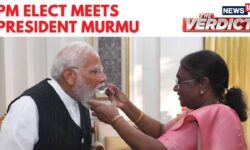 Prime Minister Elect Narendra Modi Met President Droupadi Murmu | Lok Sabha Elections | News18